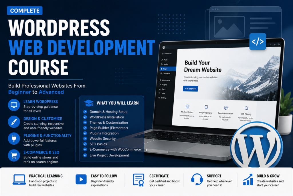 WordPress - WEB DEVELOPMENT COURSE
